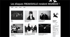 Desktop Screenshot of freaksvillerec.com